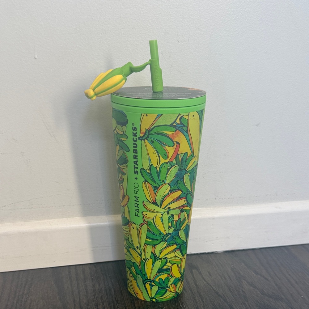 FARM Rio + Starbucks limited-edition 24oz Board Banana 24-ounce cold cup